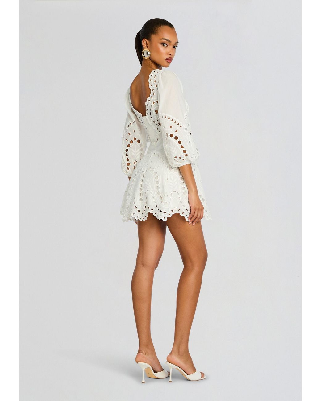 Charo Ruiz Esmare Short Dress in White | Lyst