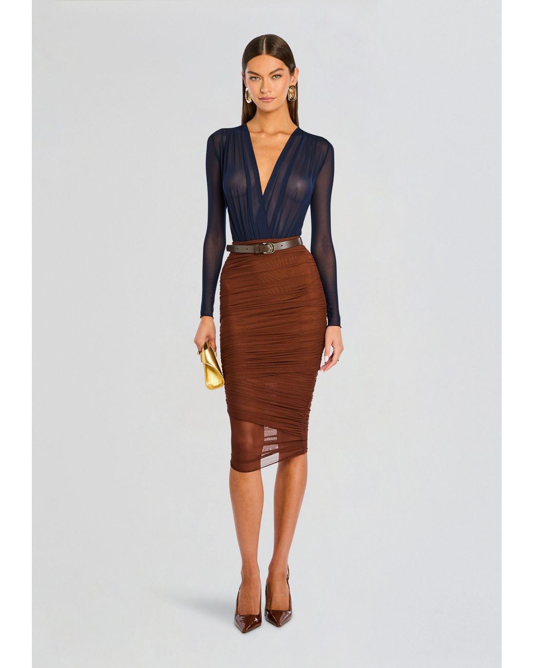 SER.O.YA Blue Agnes Bodysuit