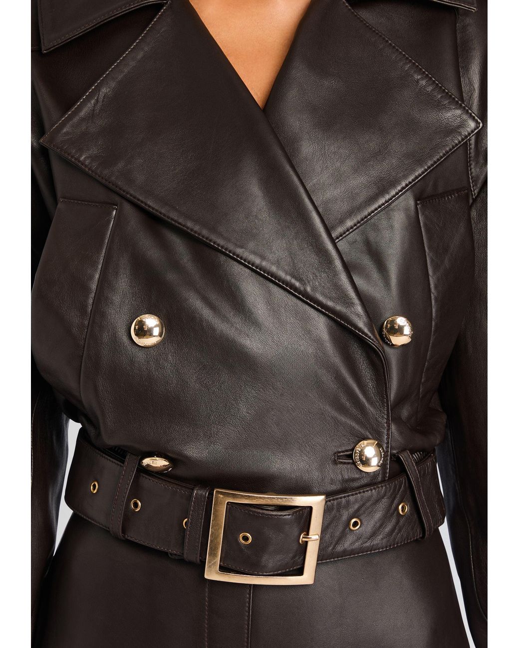 retroféte Black Malene Leather Jacket