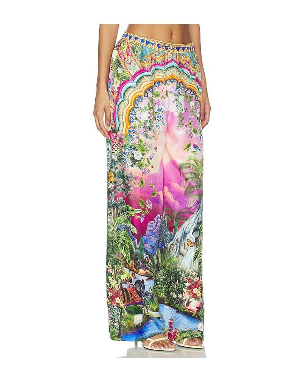 Camilla White Button Front Lounge Pant