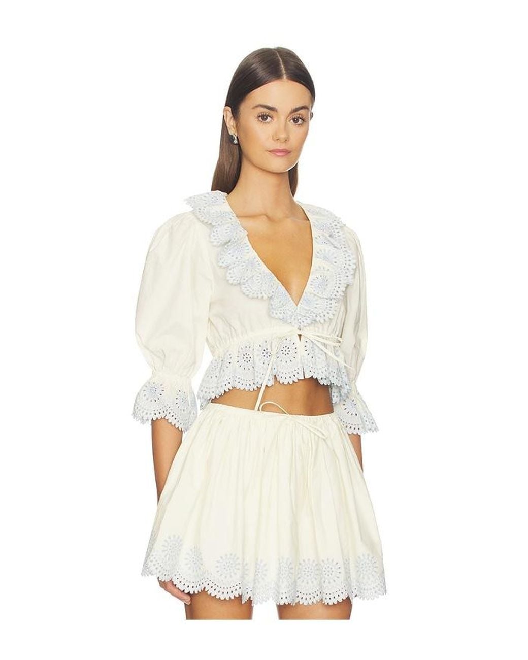 Tularosa White Anya Blouse