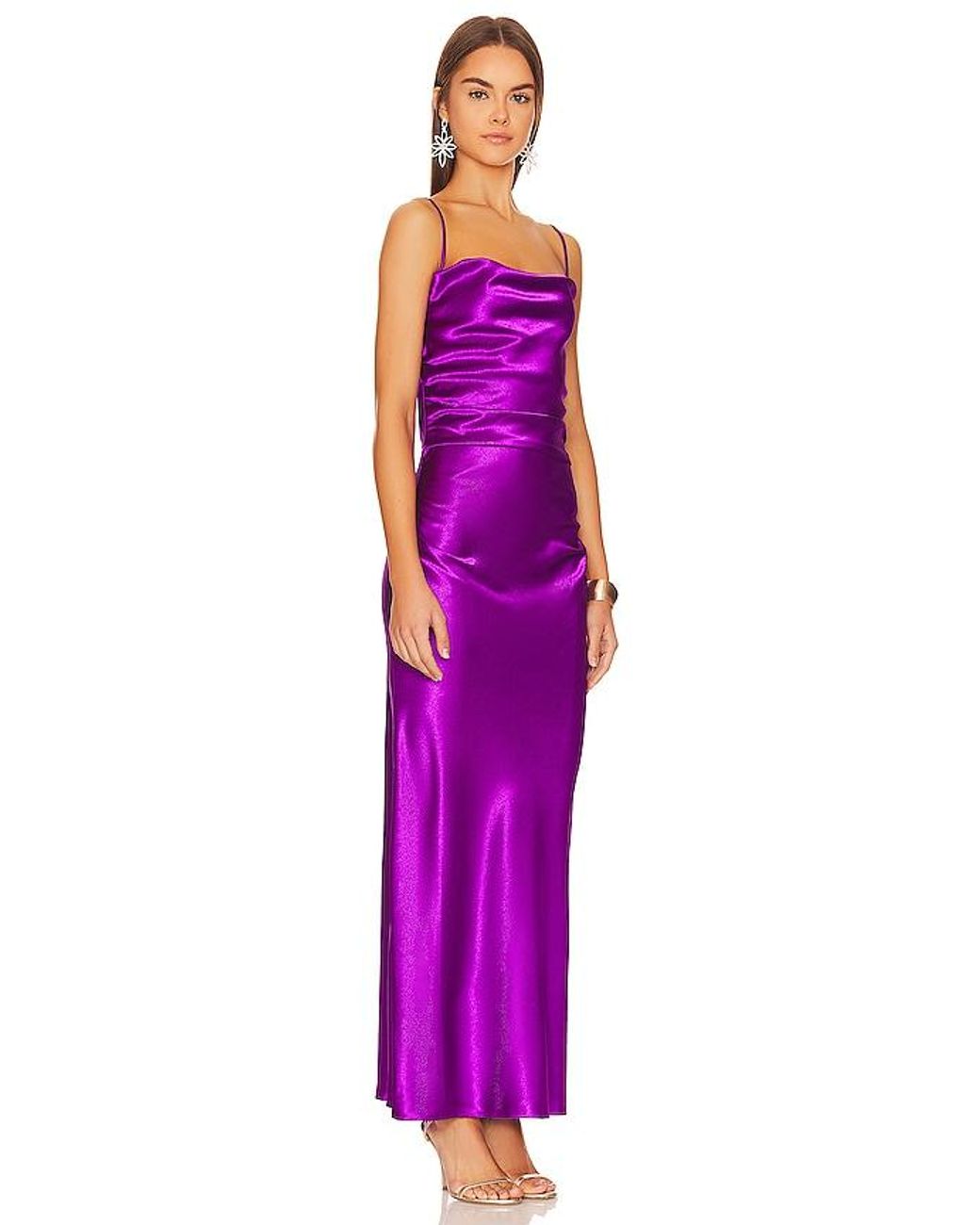 superdown Purple Lanthea Maxi Dress
