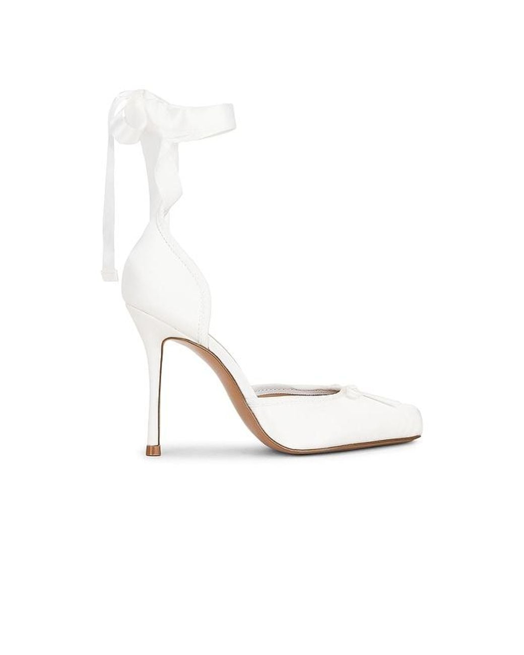 Steve Madden White Larina Heel