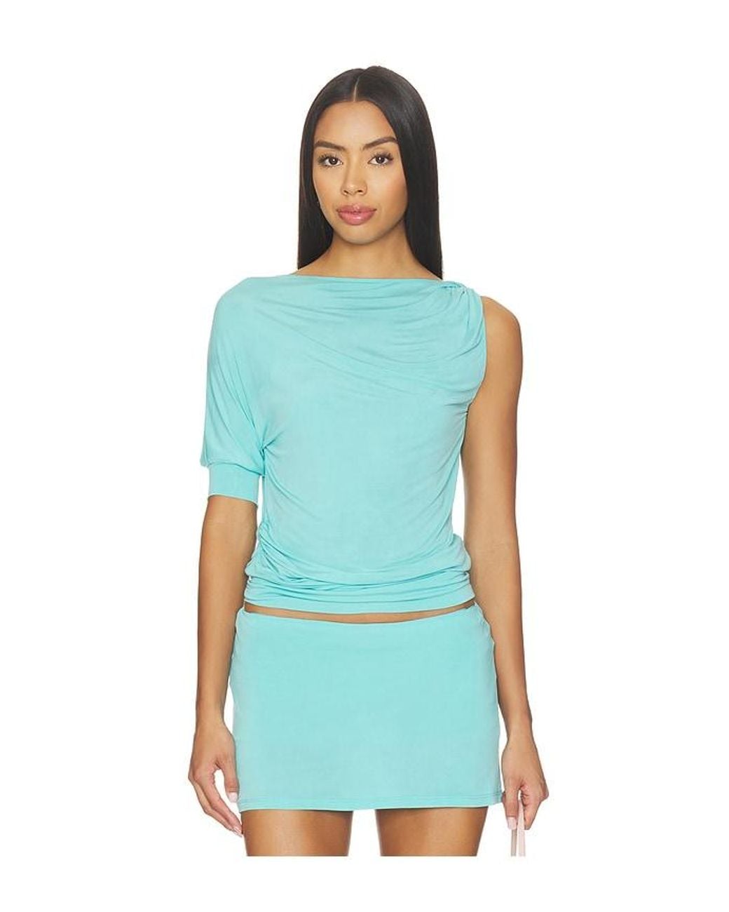 Peachy Den Blue Kylie Bubble Top