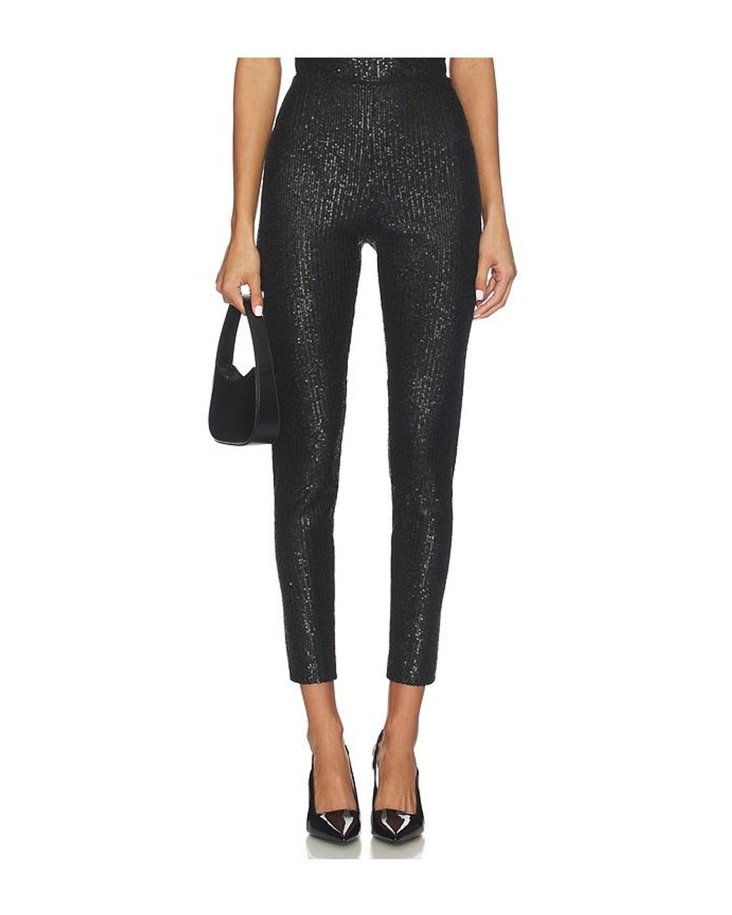 Norma Kamali Black Cropped Legging