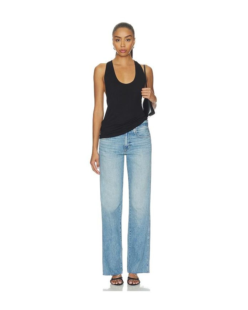 Amo Denim Blue Marcenia Wide Leg Jeans