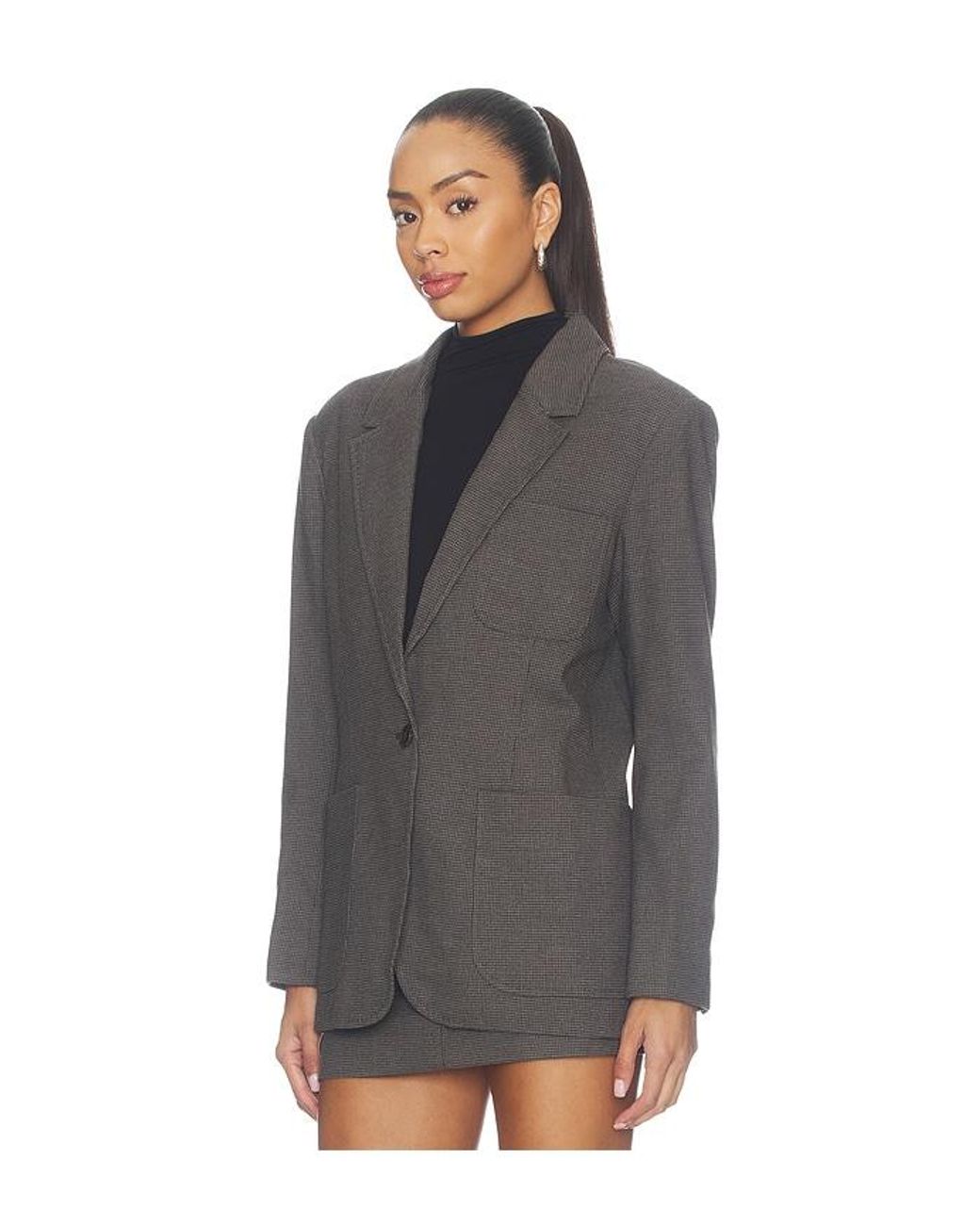 GOOD AMERICAN Black The Oversized Blazer
