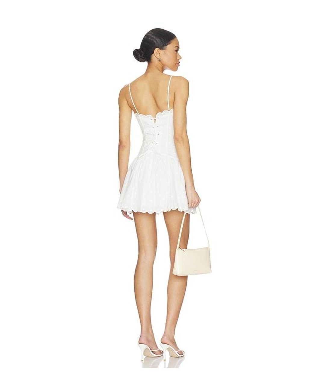 Nia White Elvira Dress