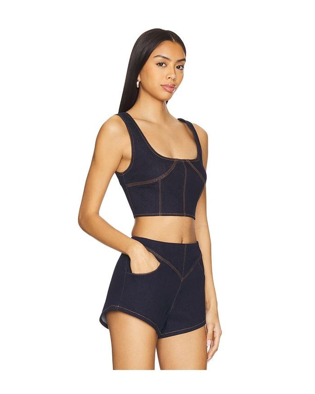 Nakedvice Blue Alba Top