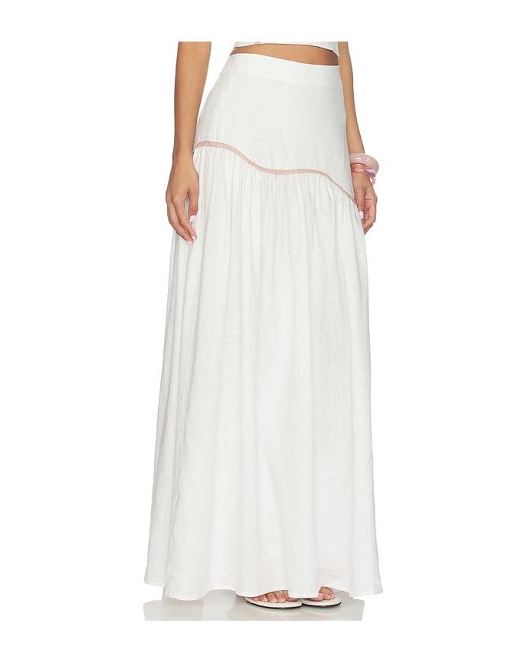 AZULU White Leia Skirt