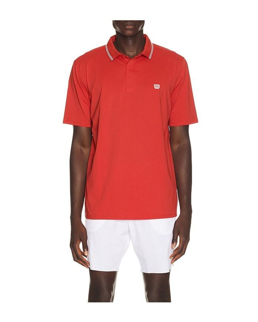 Wilson Red Challengers Technical Polo for men