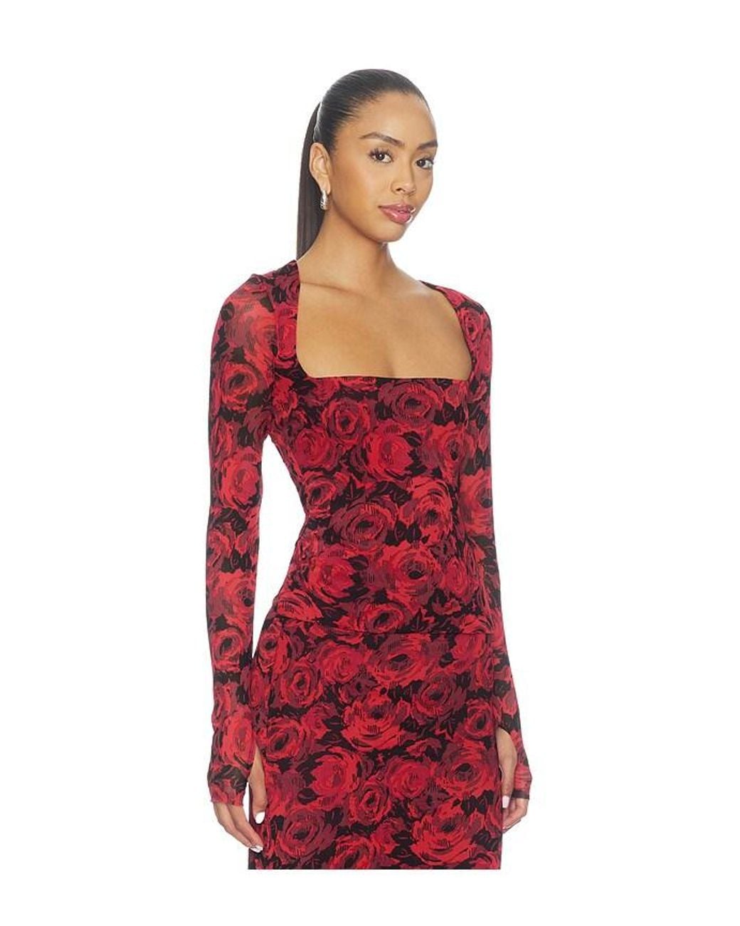 AFRM Red Ines Top