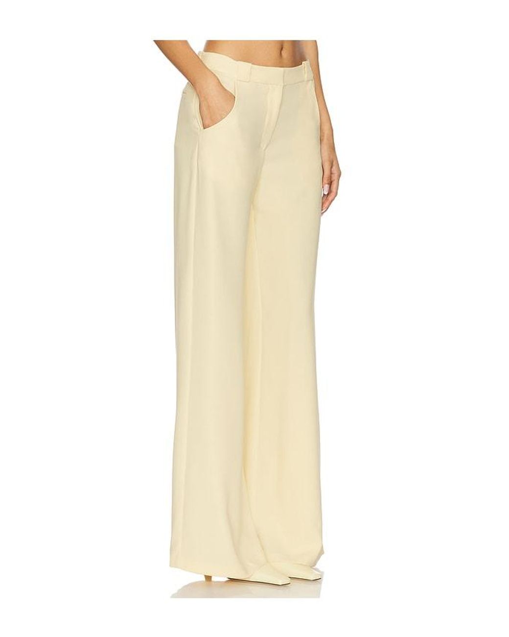 Amanda Uprichard Natural Saddler Pants