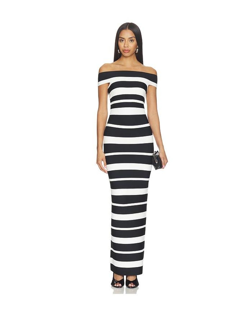 Hervé Léger Blue The Kiva Gown