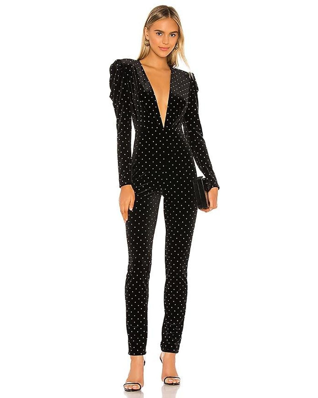 Michael Costello Black X Revolve Lulu Jumpsuit