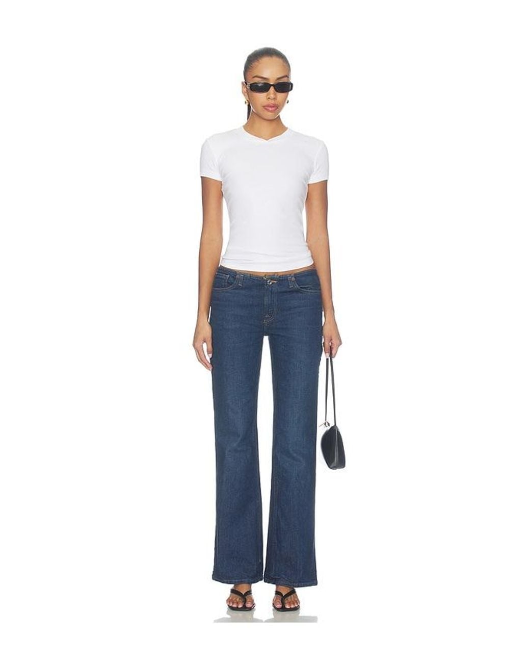 GOOD AMERICAN Blue Bootcut Ghost