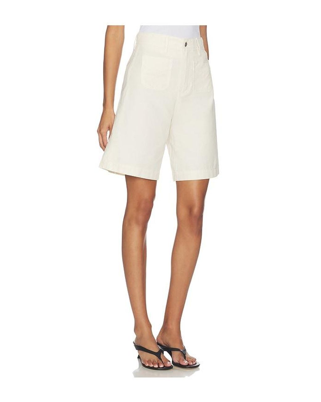 Veronica Beard White Carter Short