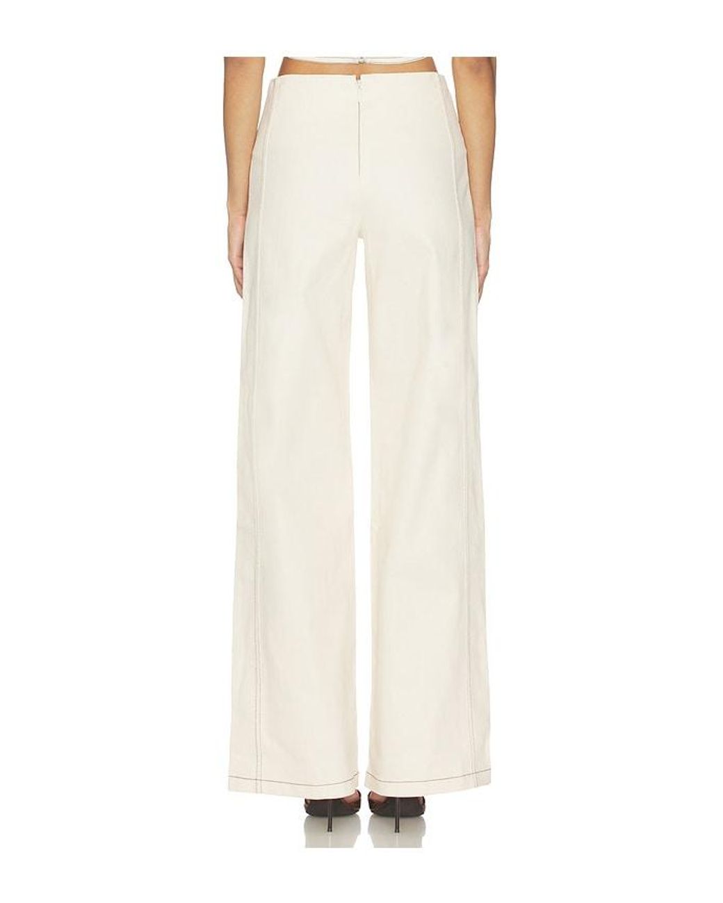 BY.DYLN White Emmett Pant
