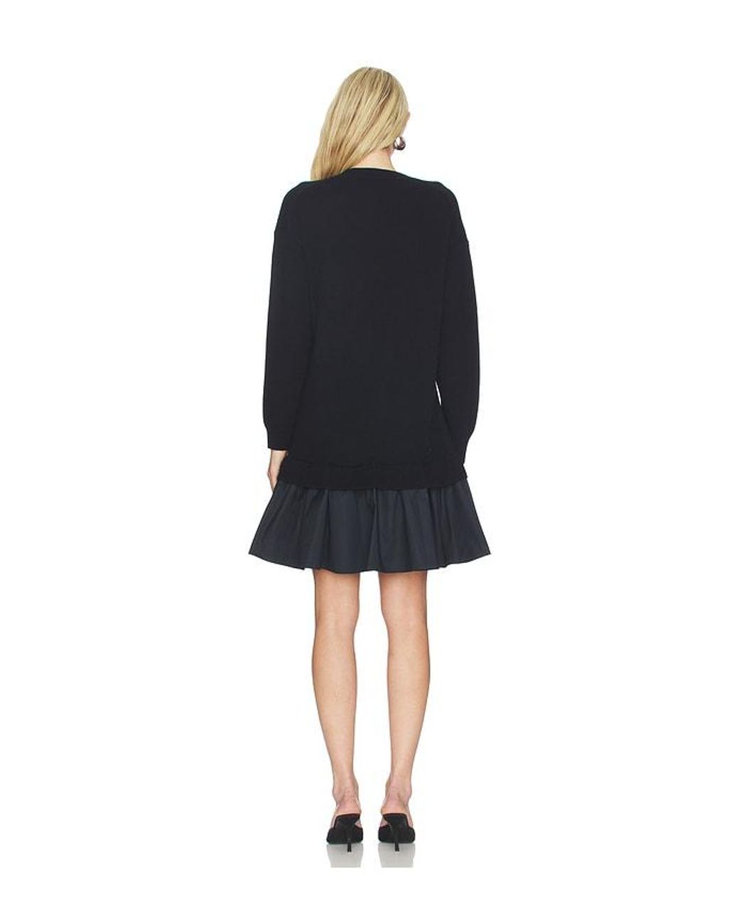 NAADAM Black Premium Cashmino Mini Dress