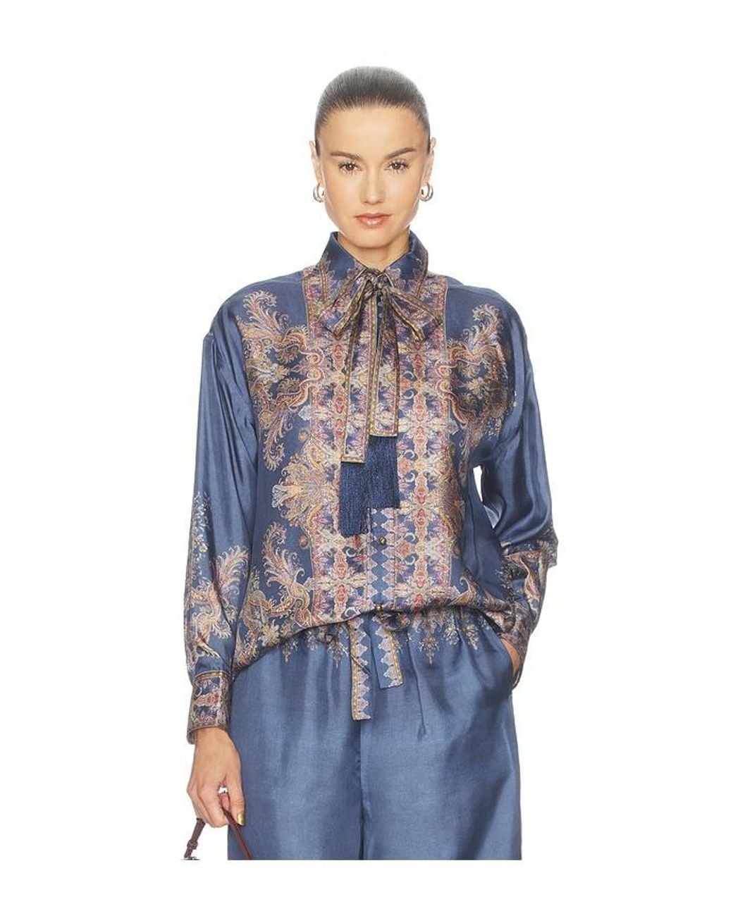 Zimmermann Blue Valiant Relaxed Shirt