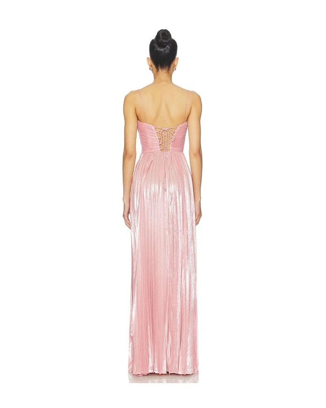 retroféte Pink Rhosyn Dress