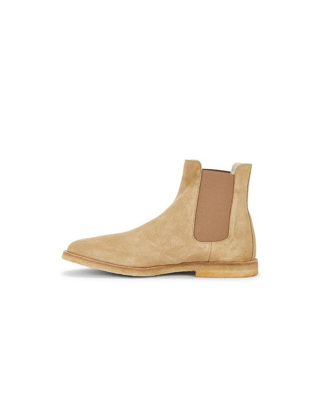 Common Projects Natural Suede Chelsea Boot for men