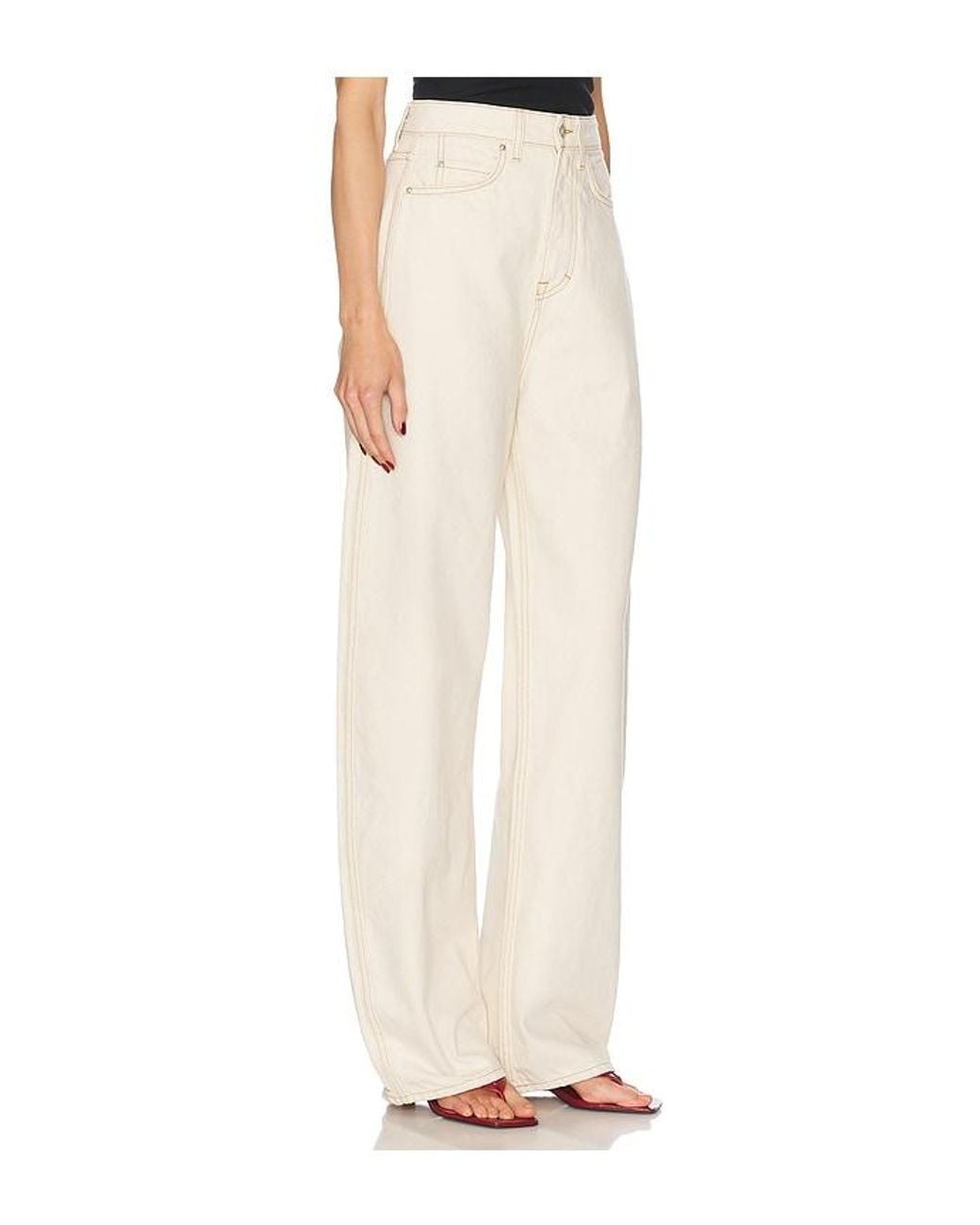 GRLFRND White Austen High Rise Curve Jeans