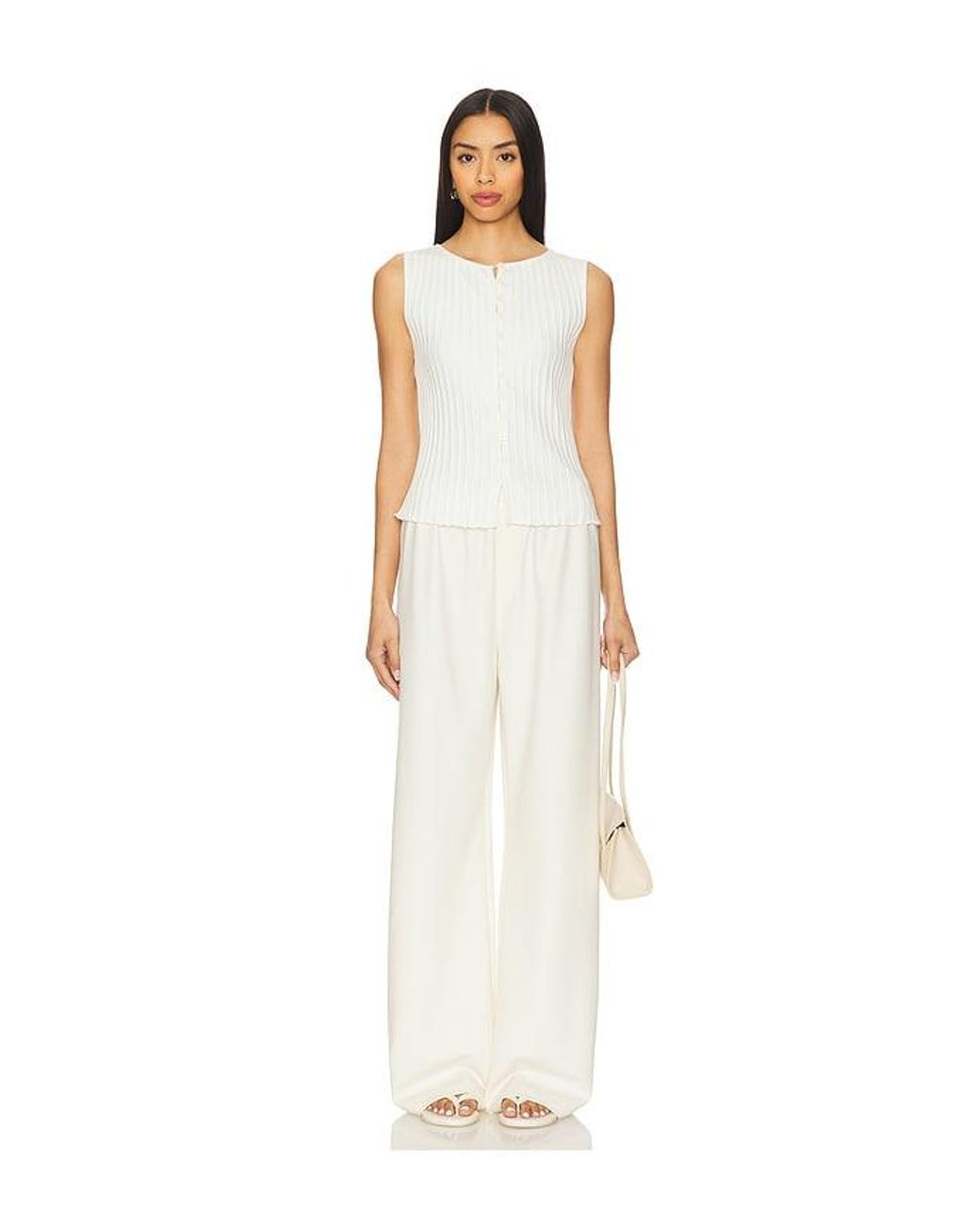Free People White Tilly Vest