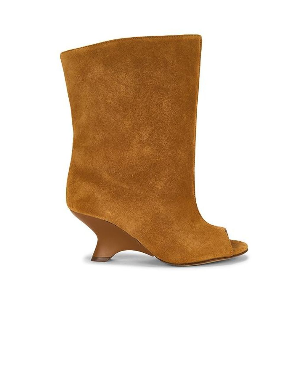 Gia Borghini Brown Gia Heeled Open Toe Boot