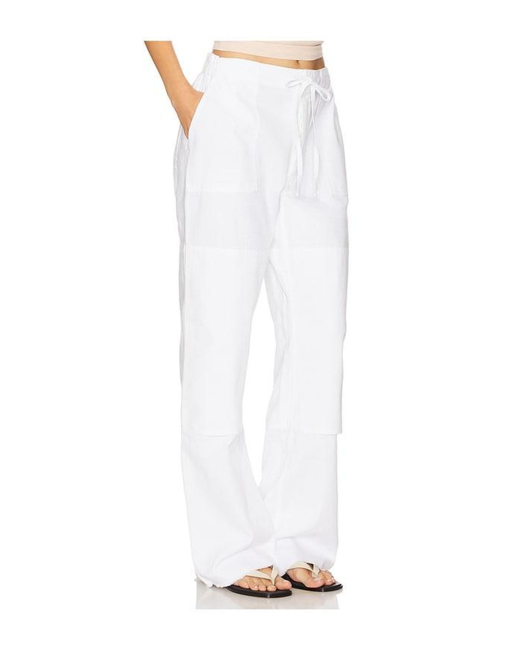 Re/done White Beach Pant