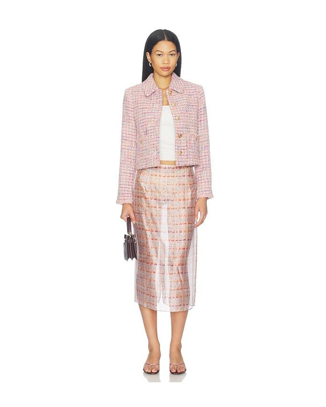 Lovers + Friends Pink Gemi Jacket
