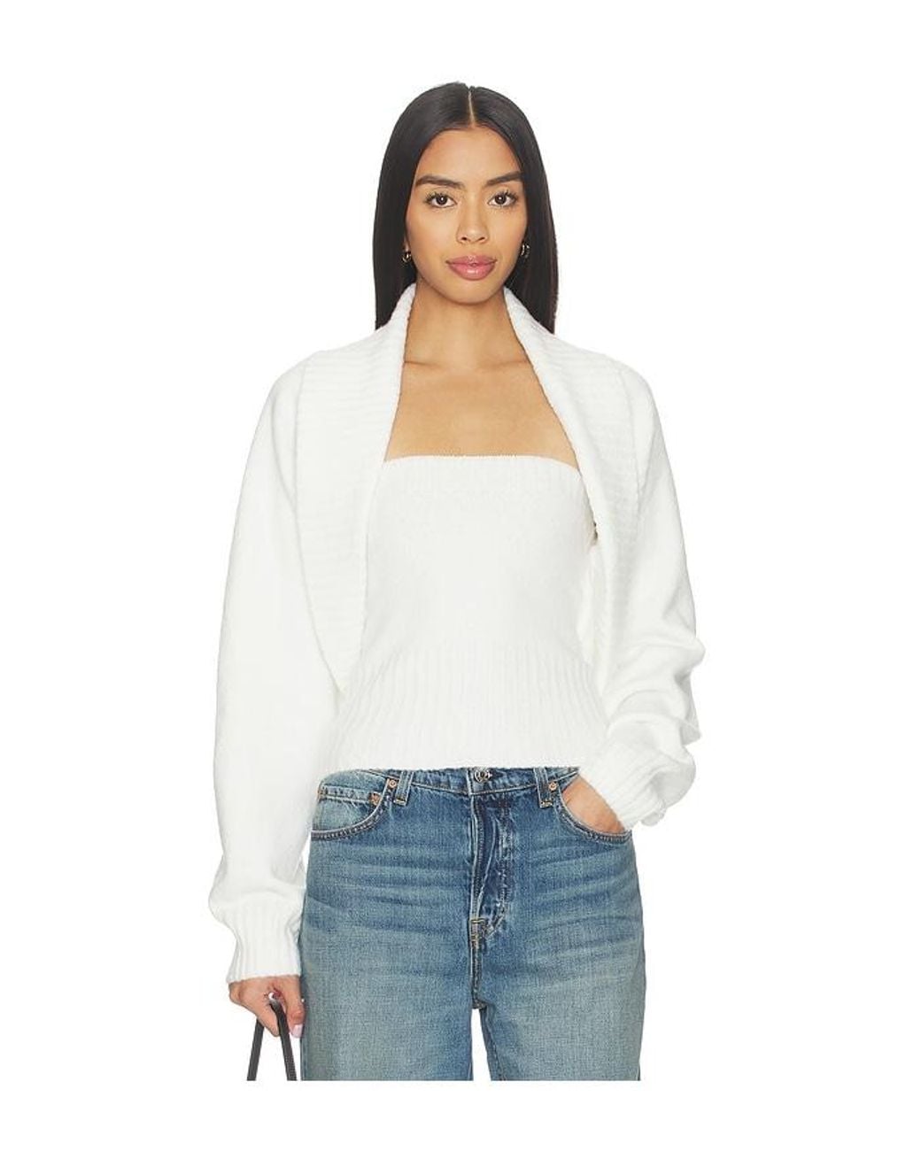 MORE TO COME White Huntah Cardigan Set