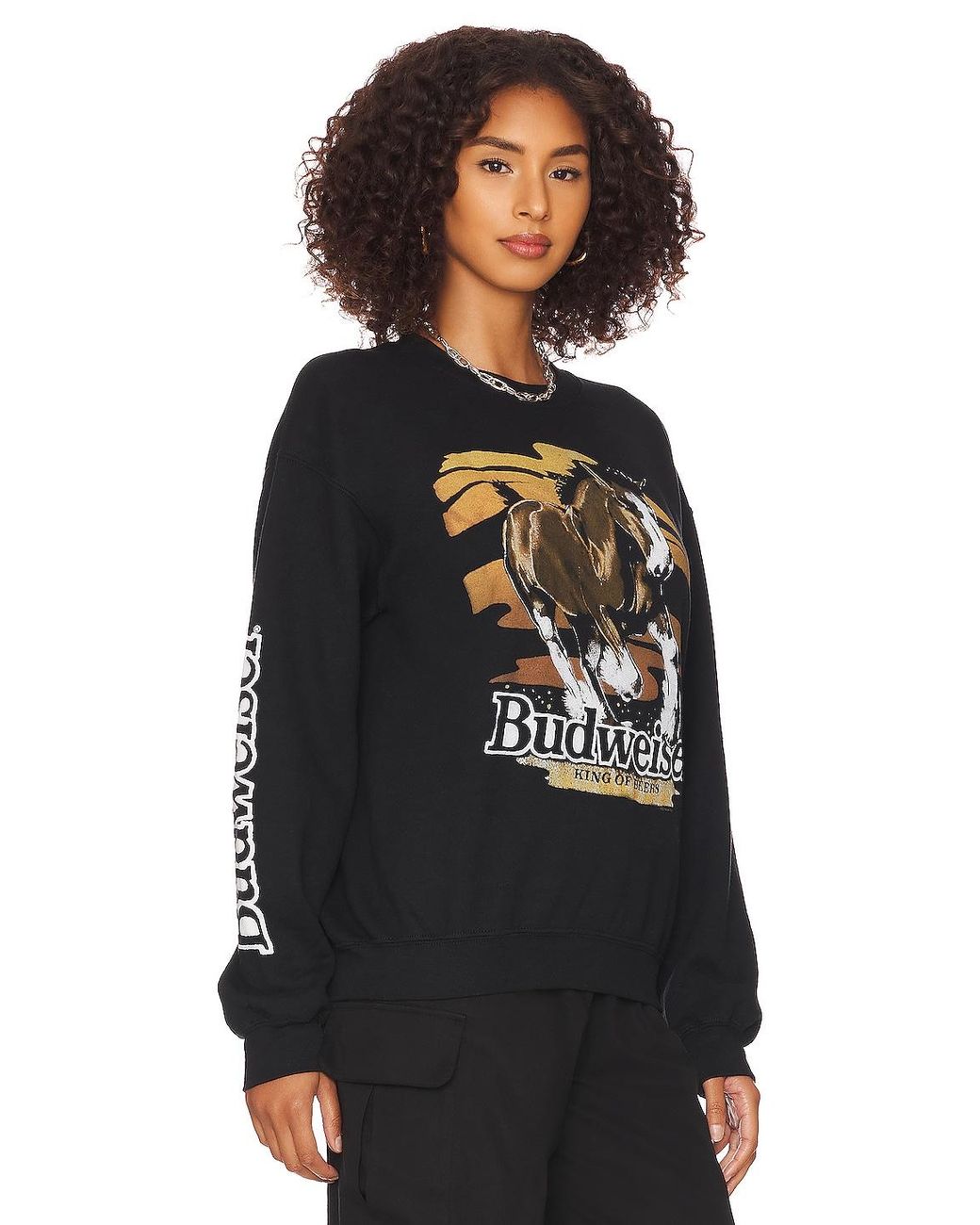 Junk Food Budweiser Neon Clydesdales Crew in Black | Lyst