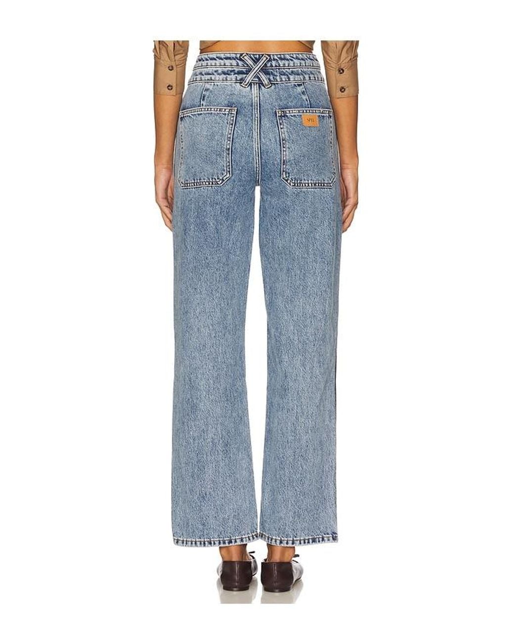 seventy + mochi Blue Leo Straight Jeans