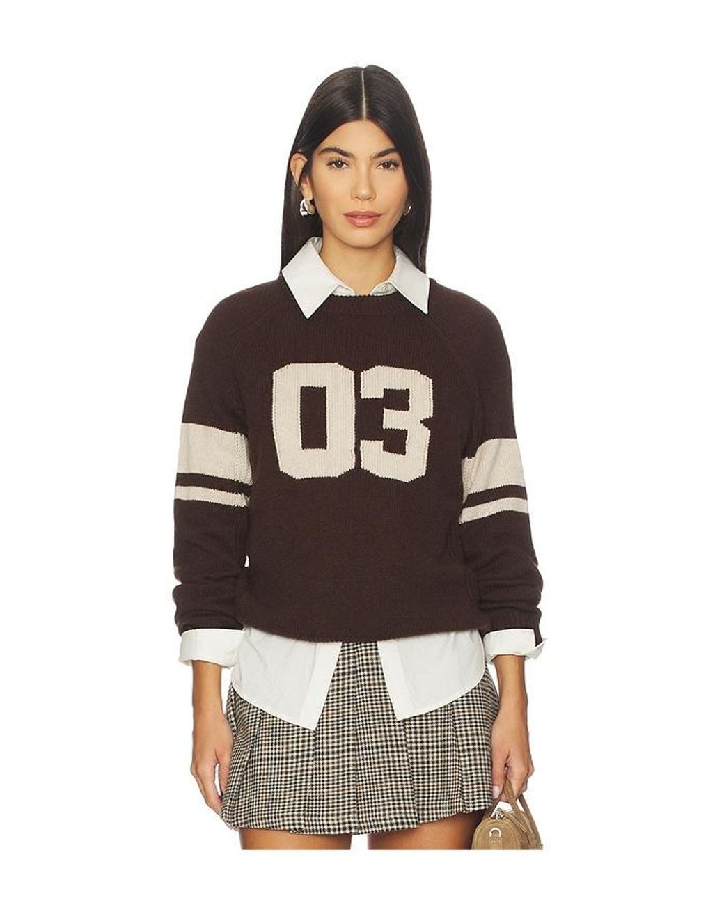 Ba&sh Brown Cobe Pullover