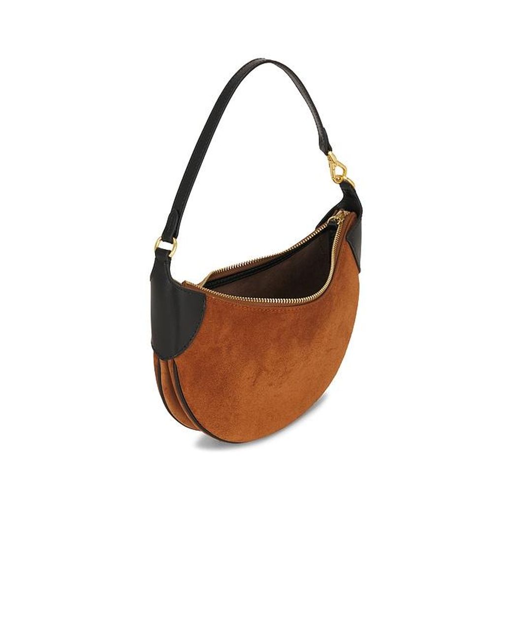 Polo Ralph Lauren White Small Suede Leather Shoulder Bag