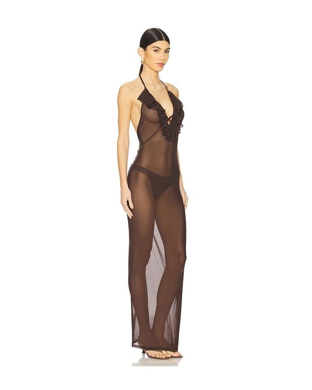 superdown Natural Alazane Maxi Dress