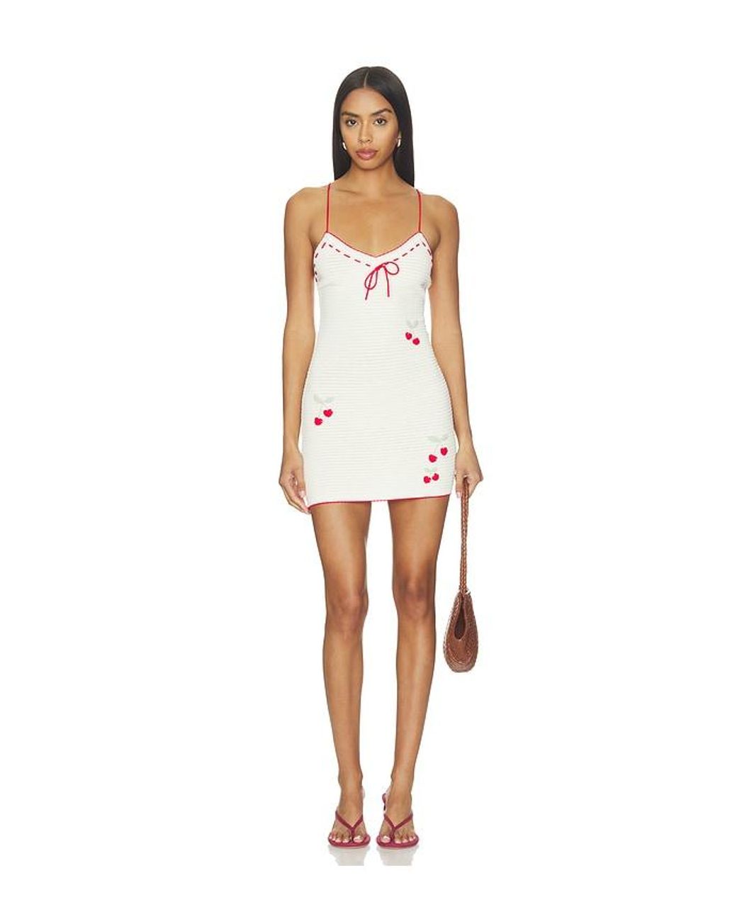 LoveShackFancy White Yelena Dress