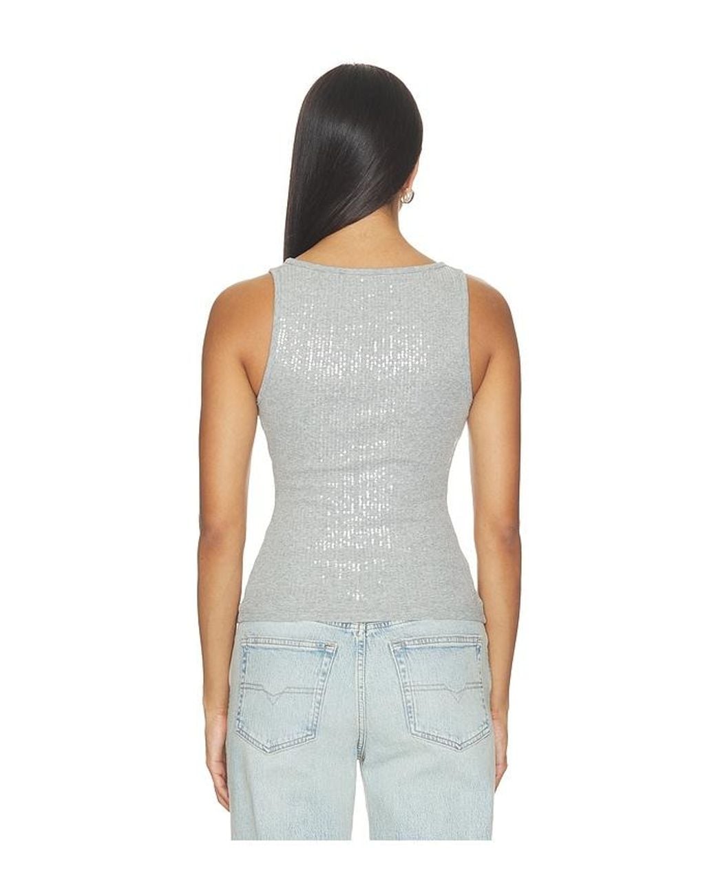 Free People Blue Night Shine Tank Top