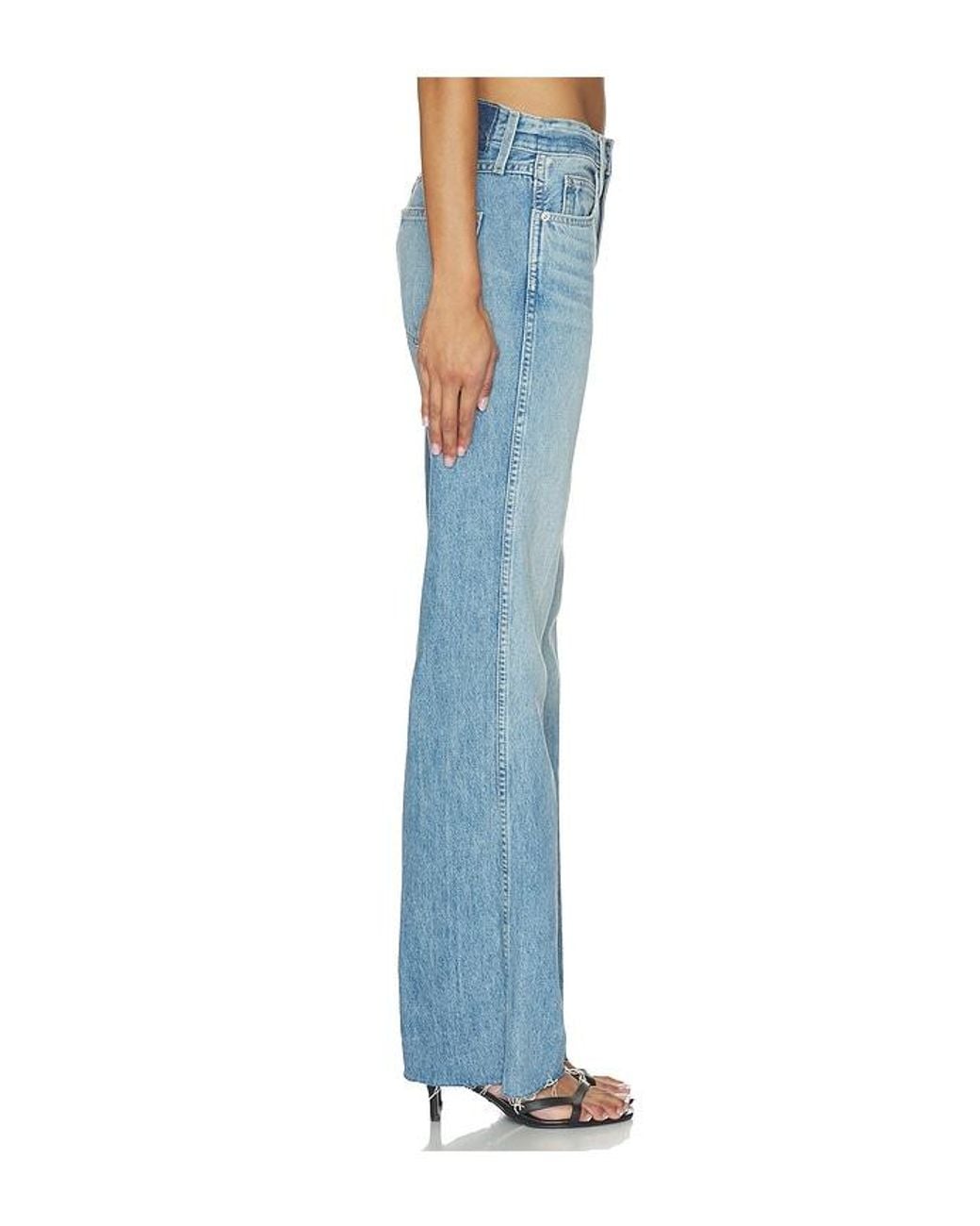 Amo Denim Blue Marcenia Wide Leg Jeans