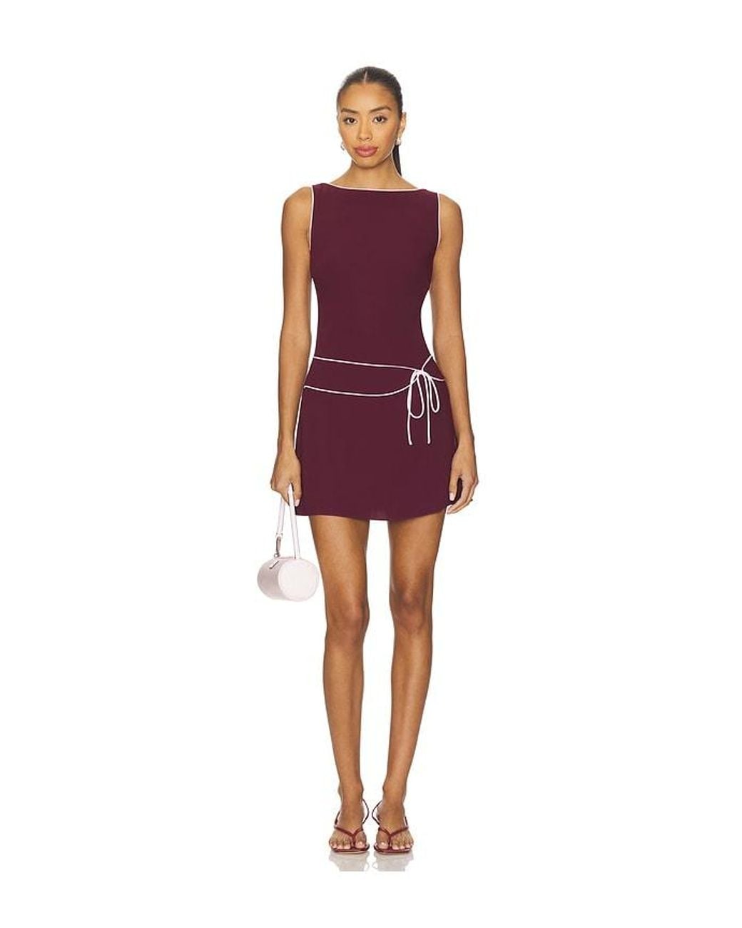 Amanda Uprichard Red X Revolve Scotlyn Dress