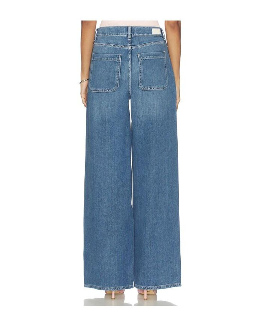 DL1961 Blue Dl Aura Hepburn Wide Leg High Rise Jeans
