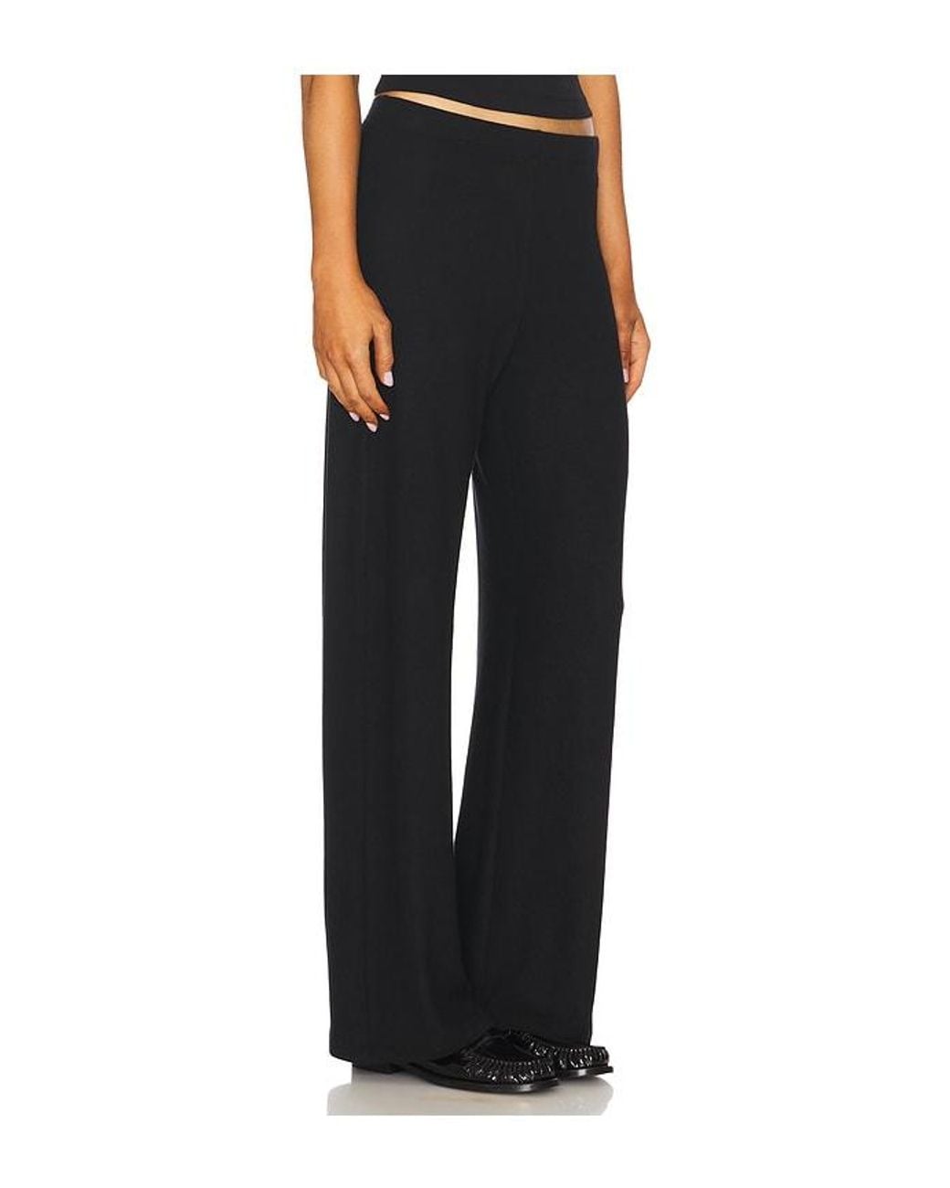 Leset Black Lauren Wide Leg Pant