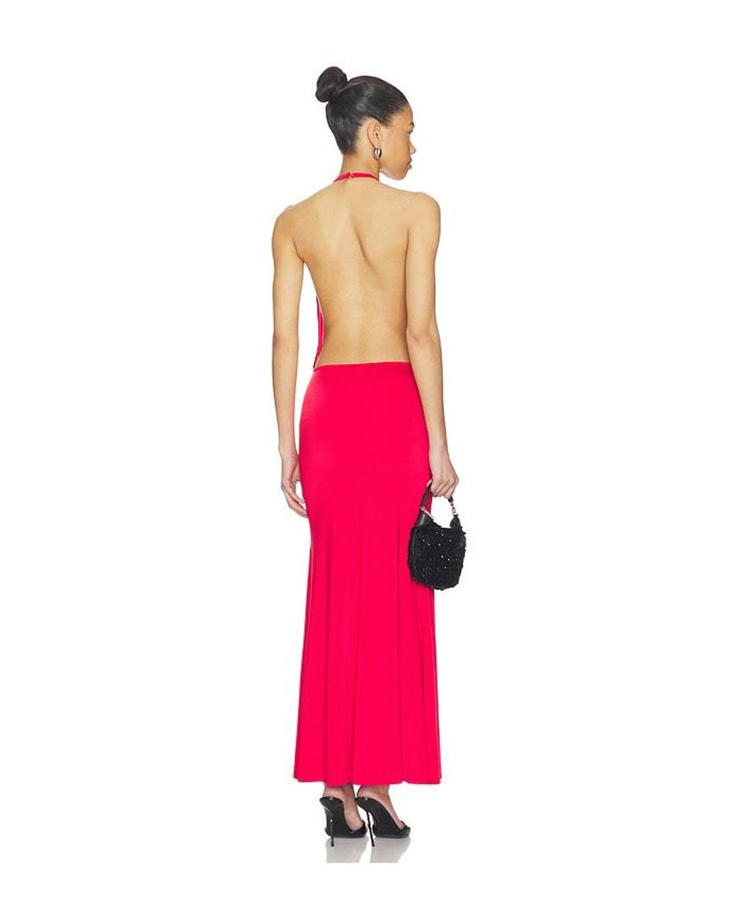 ROBE LIESEL en Red superdown en coloris Pink