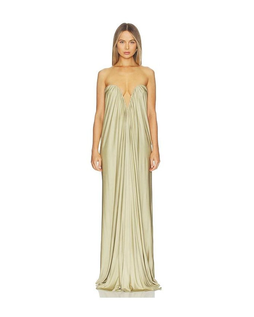 Ilkyaz Ozel Metallic Olivienne Dress