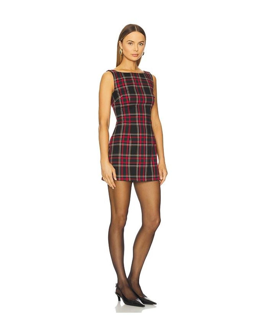 MAJORELLE Red Raine Mini Dress