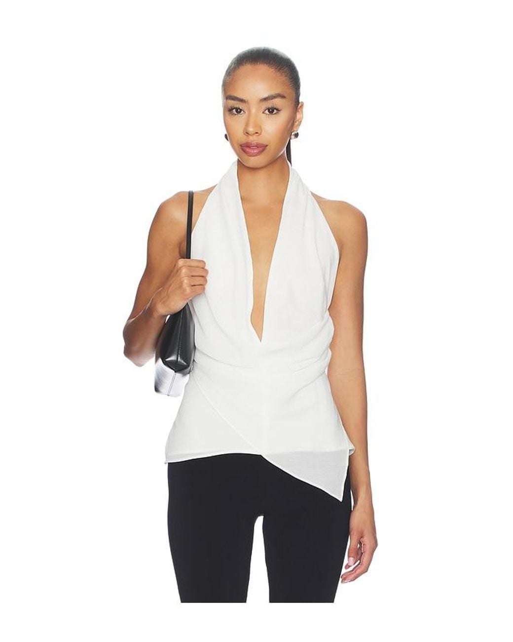 Lovers + Friends White Josephine Top