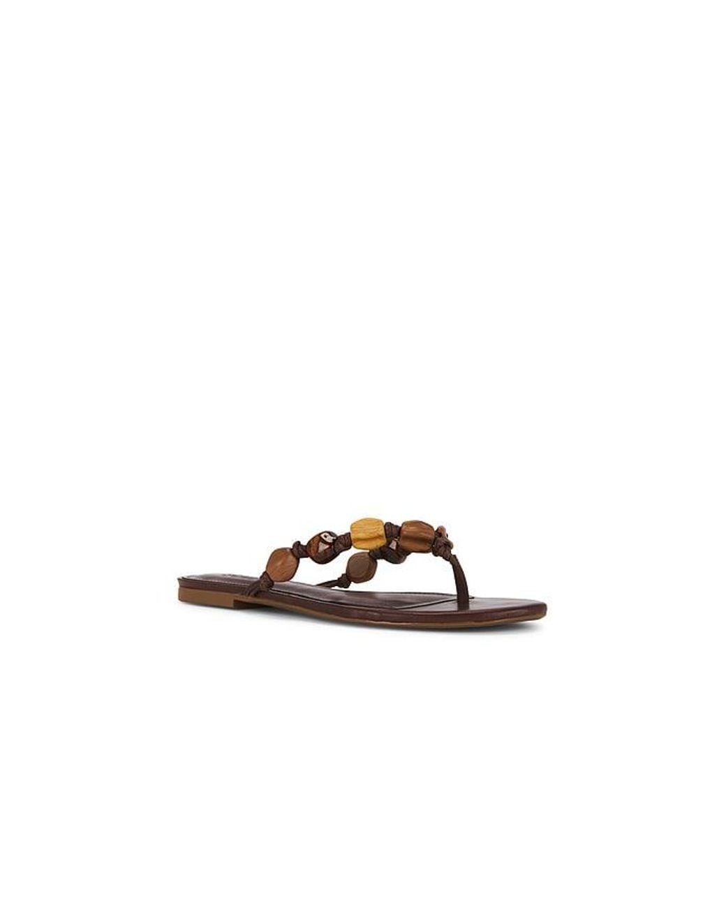 SCHUTZ SHOES Brown X Revolve Sapphire Sandal