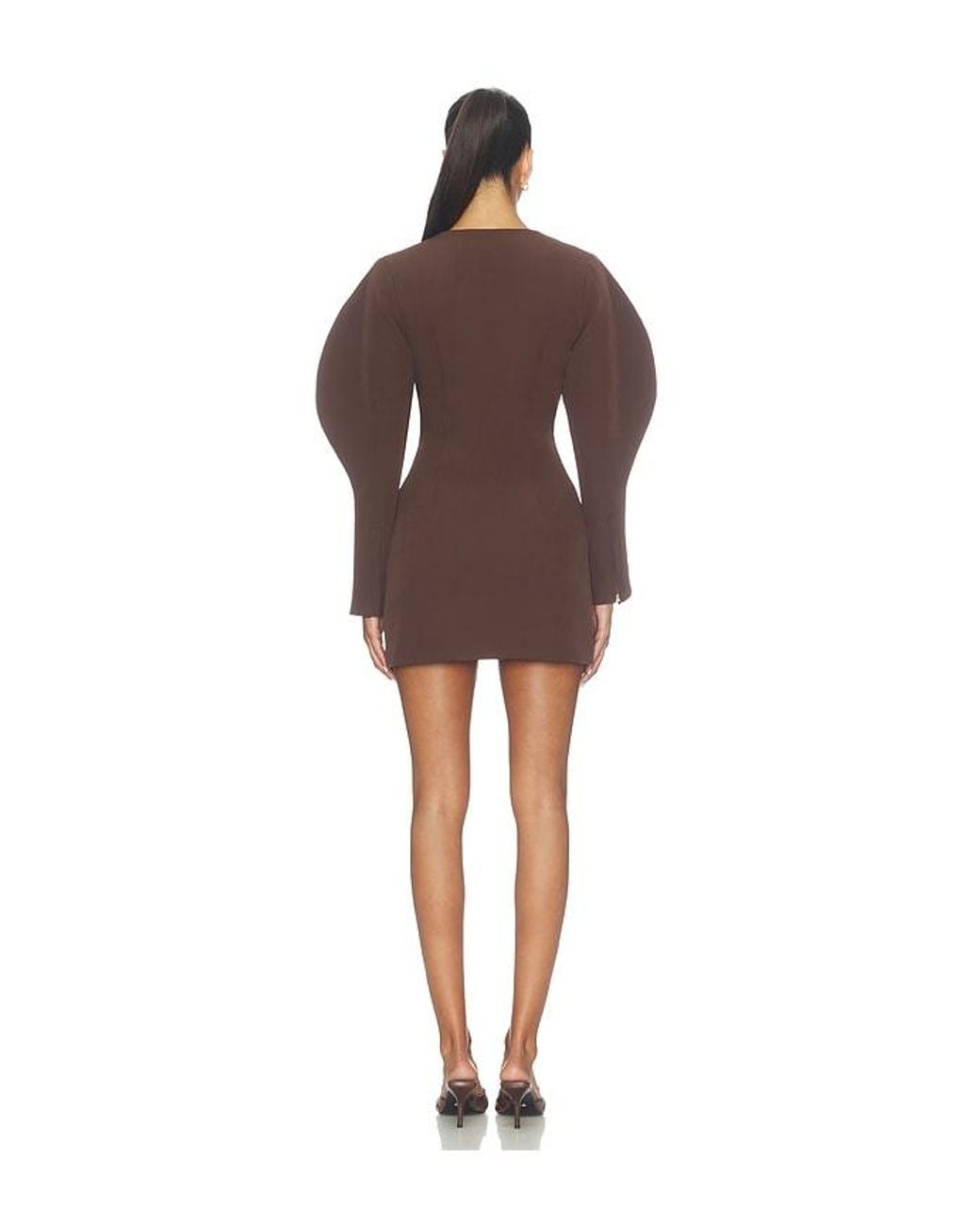 ALL THE WAYS Brown Margot Mini Dress