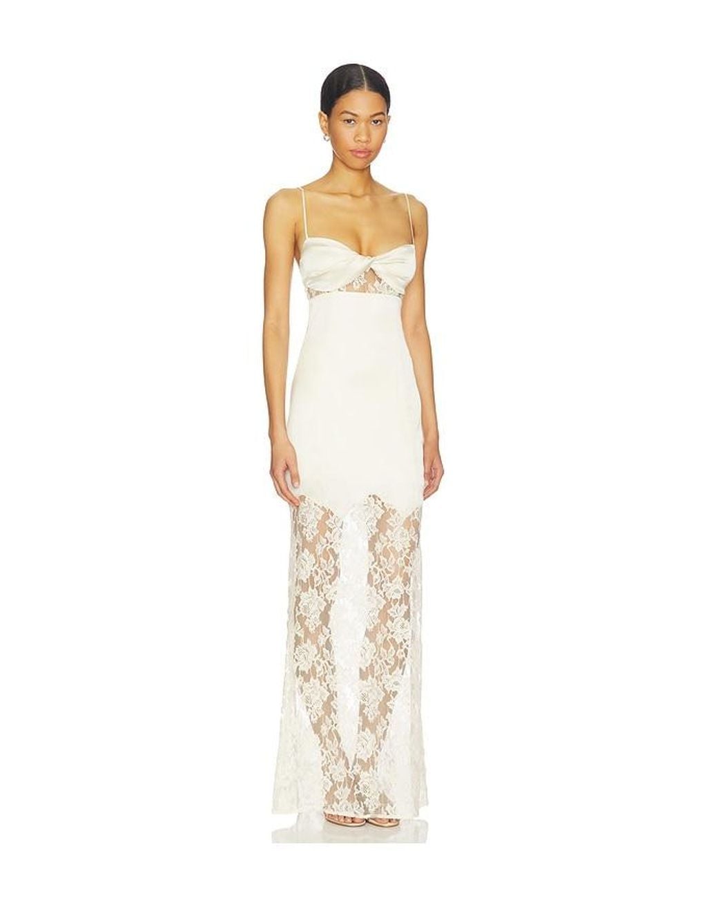 Lovers + Friends White Marcy Maxi Dress